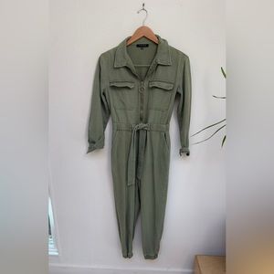 Army Green Jumpsuit